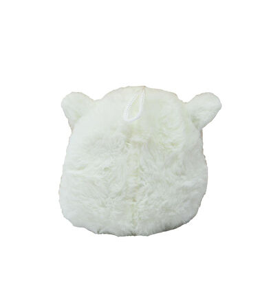 Sevimli Sesli Mini Kuzu Peluş Beyaz 10 CM - Uyku Ve Oyun Arkadaşı Peluş Oyuncak