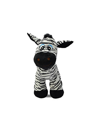 Oyuncak Peluş Zebra 30 Cm - Uyku Ve Oyun Arkadaşı Peluş Oyuncak