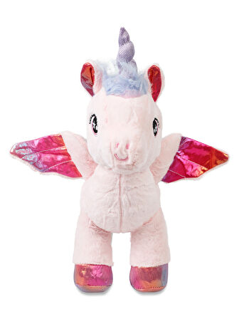 Oyuncak Peluş Kanatlı Unicorn 30 Cm  - Uyku Ve Oyun Arkadaşı Peluş Oyuncak