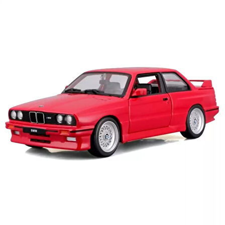 1988 Bmw 3 Serıes M3 (E30) 1:24 Ölçek Burago Marka