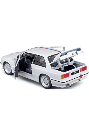 1988 Bmw 3 Serıes M3 (E30) 1:24 Ölçek Burago Marka