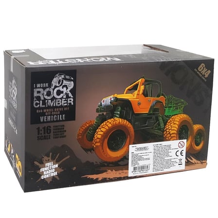 6 Tekerli Off Road Uzaktan Kumandalı Jeep Full Fonksiyonlu Güçlü Süspansiyonlu RC Araç