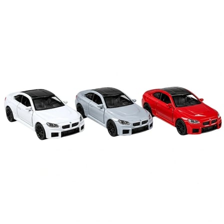 1:32 Çek Bırak BMW M2 Metal Model Araba Açılabilir Kapılı 1 ADET