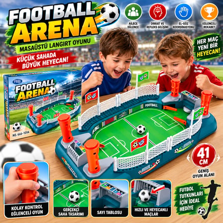 Futbol Arena Langırt Oyunu Masaüstü Futbol Oyunu Çocuk Oyuncağı Eğlenceli Rekabet Oyunu