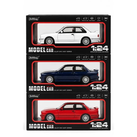 BMW E30 Tutkunlarına Özel Sesli Metal Model Araba – 1:24 Ölçek