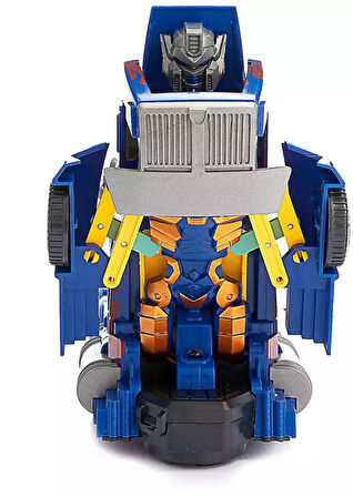 Kutulu Pilli Robot Olan Tır  20 cm Dönüşebilen Işıklı ve Sesli Oyuncak