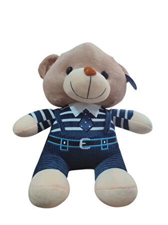 Kıyafetli Peluş Ayı  40 cm Sevimli ve Yumuşacık Oyuncak Ayıcık