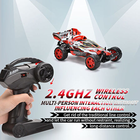 9010-1F 1:10 Kumandalı 40 CM  Dev Off-Road Araba – Şarjlı, 2.4GHz, Yüksek Hızlı RC Arazi Aracı