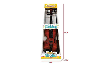 ToyCraft MelodyViolin 39 CM Kayıt Özellikli Işıklı Gerçek Tellere Sahip Keman