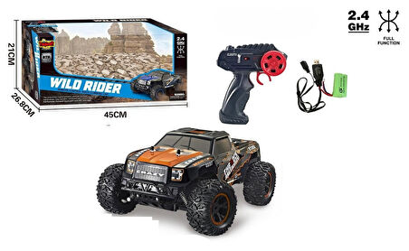 Şarjlı 1:10 RC Dev Off-Road Araba 15KM/H Hızlı Arazi Aracı  40 CM