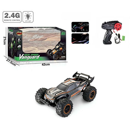 Kumandalı 40 CM Dev Off-Road Araba 15KM/H Hızlı, Şarjlı, 2.4GHz RC Arazi Aracı 9010-6F