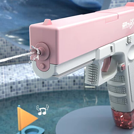 Elektrikli Otomatik Atış Yapan Çift Sarjörlü GLOCK Su Tabancası