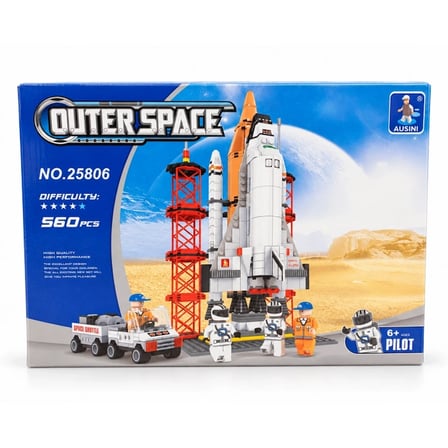 Uzay Mekiği Yapım Seti 560 Parça  AstronotlarUzay Aracı ve Fırlatma Üssü
