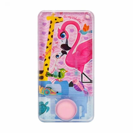 Su Oyunu Flamingo Sulu Halka Takma Oyunu 1 Adet Eğlenceli El Göz Koordinasyon Oyuncağı