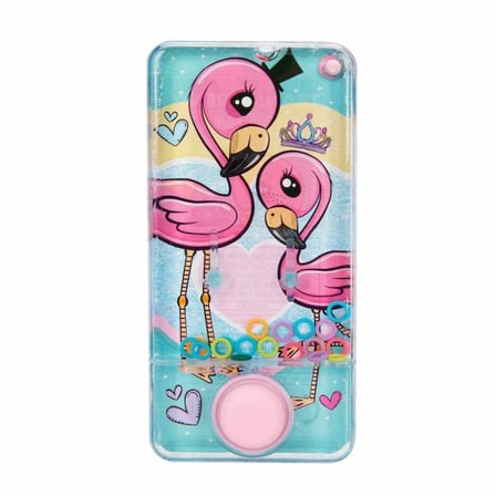 Su Oyunu Flamingo Sulu Halka Takma Oyunu 1 Adet Eğlenceli El Göz Koordinasyon Oyuncağı