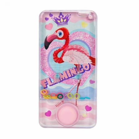 Su Oyunu Flamingo Sulu Halka Takma Oyunu 1 Adet Eğlenceli El Göz Koordinasyon Oyuncağı