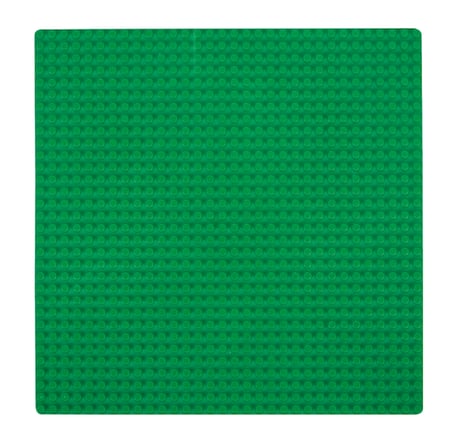 25x25 cm Blok Oyun Tablası Yeşil Yapım Oyuncakları İçin Zemin