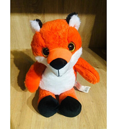 Sevimli Tilki Peluş 25 cm Yumuşak Oyuncak Peluş Tilki