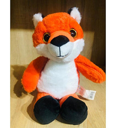 Sevimli Tilki Peluş 25 cm Yumuşak Oyuncak Peluş Tilki