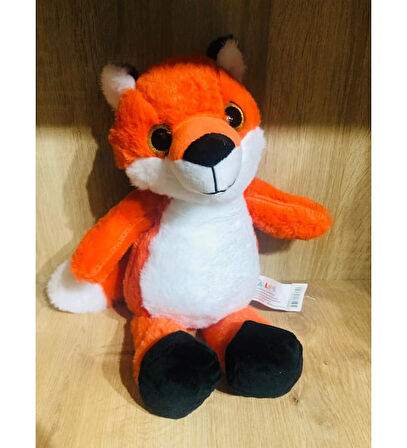 Sevimli Tilki Peluş 25 cm Yumuşak Oyuncak Peluş Tilki