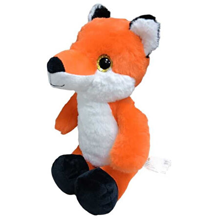 Sevimli Tilki Peluş 25 cm Yumuşak Oyuncak Peluş Tilki