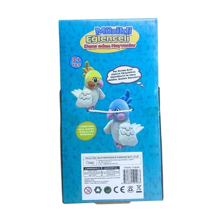 Konuşanı Tekrarlayan Papağan Peluş 25 CM  Yürüyen Ses Kayıtlı Müzikli Dans Eden Oyuncak