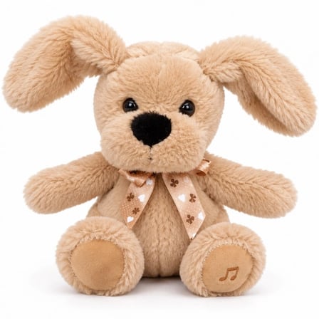 28 CM MÜZİKLİ HAREKETLİ PELUŞ KÖPEK – YUMUŞACIK SEVİMLİ OYUN ARKADAŞI