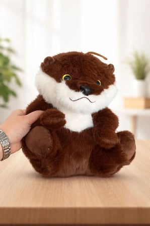 Oyuncak Peluş 35 CM Su Samuru Ultra Yumuşak Sevimli Su Samuru Peluş Oyuncak