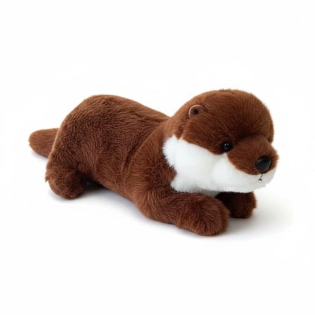 Oyuncak Peluş 50 CM Yatan Su Samuru Ultra Yumuşak Sevimli Su Samuru Peluş Oyuncak
