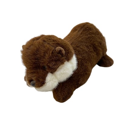 Oyuncak Peluş 50 CM Yatan Su Samuru Ultra Yumuşak Sevimli Su Samuru Peluş Oyuncak