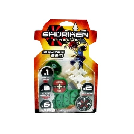 Shuriken Savaşçıları 2'li Başlangıç Seti  Ninja Temalı Strateji ve Koleksiyon Oyuncağı 2 Farklı Model