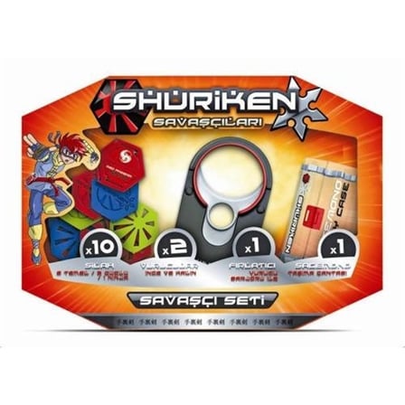 Shuriken Savaşçıları Savaşçı Seti Ninja Temalı Aksiyon ve Strateji Oyuncak Seti Shuriken ve Fırlatıcı Aksesuarları