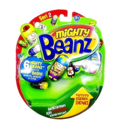 Mighty Beanz 6'lı Paket Seri 2 Yuvarlanan Koleksiyon Fasulyeleri Takla Atan Eğlenceli Oyuncak Seti