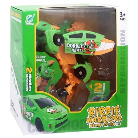 Dönüşen Kuş Robot Araba 2'si 1 Arada Robot ve Spor Araba Oyuncak Manuel Dönüşüm