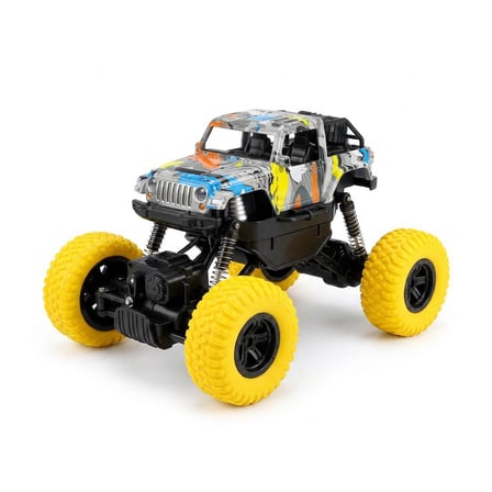 Uzaktan Kumandalı 4x4 Rock Climber Off Road Jeep Büyük Tekerlekli Arazi Aracı