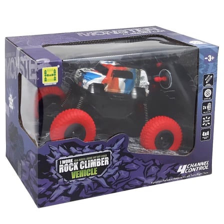 Uzaktan Kumandalı 4x4 Rock Climber Off Road Jeep Büyük Tekerlekli Arazi Aracı