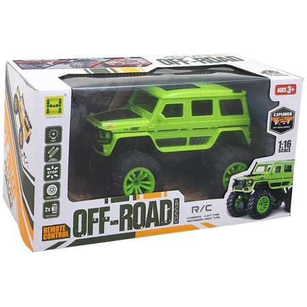 Uzaktan Kumandalı Işıklı Off Road Jeep 4 Yön Kontrollü Büyük Tekerlekli RC Araç