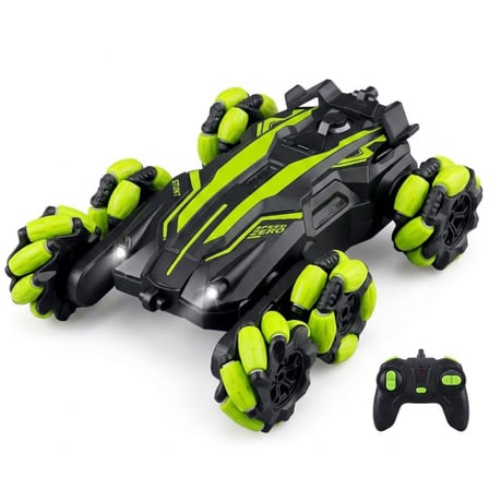 Uzaktan Kumandalı Işıklı Stuntcar Araba KT905A 360° Hareketli 6 Tekerlekli LED Işıklı RC Oyuncak Araba