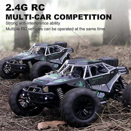 Gallopish Storm 1:16 4WD Uzaktan Kumandalı HW8808 Arazi Aracı  50 Km/H Hız Metal Şase Işıklı Off-Road Canavar RC Araba
