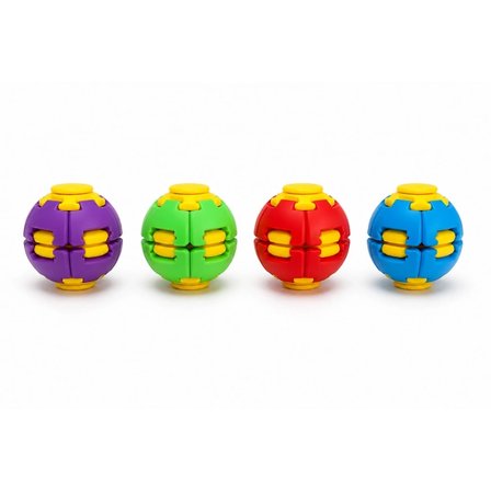 Spin Ball Fidget Oyuncak 1 Adet Dönen Stres Topu Parmak Egzersiz ve Dikkat Geliştirici El Oyuncağı
