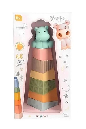 Soft İstifleme Piramit Koala 7 Parçalı Yumuşak Denge Kulesi Eğitici Duyusal Blok Oyuncağı