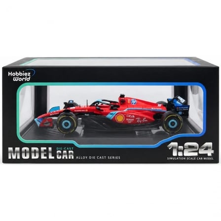1:24 Formula F1 Kırmızı Metal Model Araba Detaylı Yarış Aracı