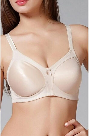 1910 Kadın Dolgusuz Balensiz Toparlayıcı Sütyen-Siyah