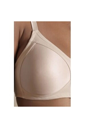 1910 Kadın Dolgusuz Balensiz Toparlayıcı Sütyen-Siyah