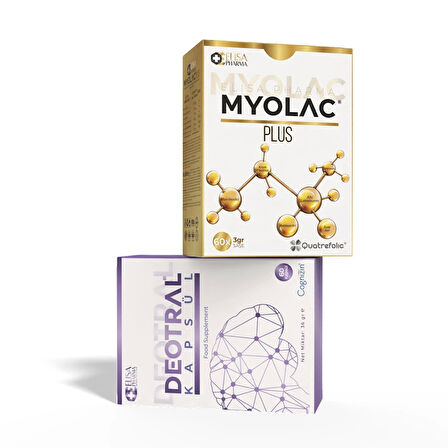 Myolac Plus 60 Saşe & Deotral Multi 30 Saşe, Takviye Edici Gıda
