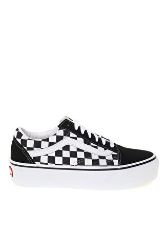Vans Siyah - Beyaz Kadın Lifestyle Ayakkabı VN0A3B3UHRK1 UA Old Skool Platform