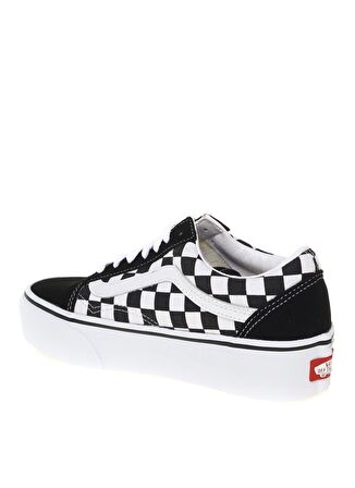 Vans Siyah - Beyaz Kadın Lifestyle Ayakkabı VN0A3B3UHRK1 UA Old Skool Platform