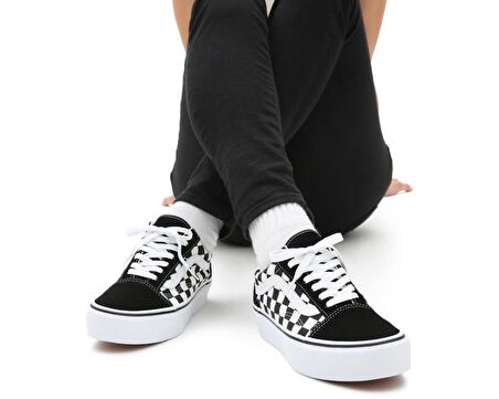 Vans Ua Old Skool Platform Kadın Günlük Ayakkabı VN0A3B3UHRK1 Siyah