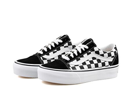 Vans Ua Old Skool Platform Kadın Günlük Ayakkabı VN0A3B3UHRK1 Siyah