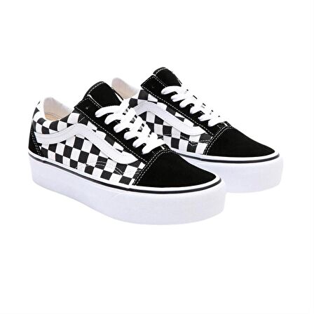 Vans Ua Old Skool Platform Damalı Sneaker